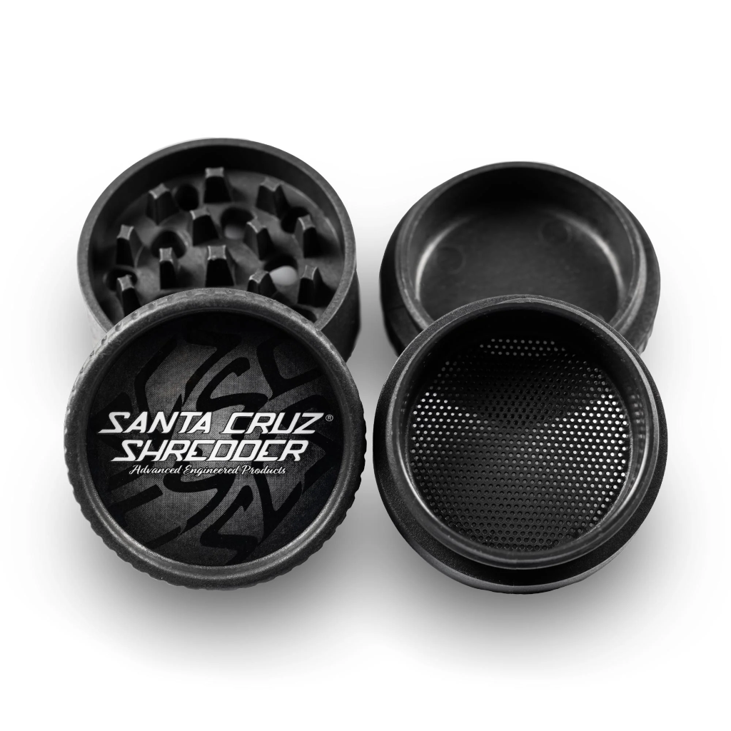Santa Cruz Shredder - Hamppugrinderi 4-Osainen 55Mm Musta Grinderit