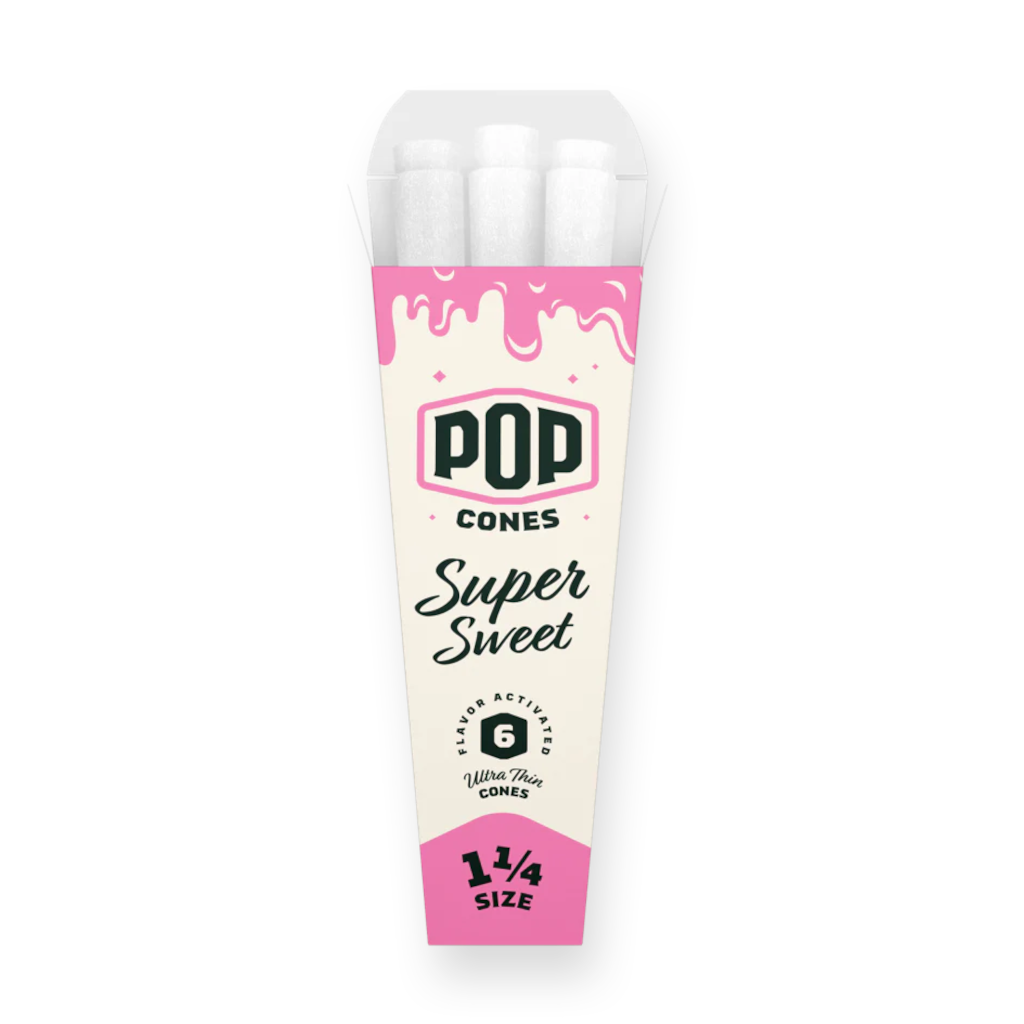 Pop Cones - Super Sweet Ultraohuet Lyhyet 1-1/4 Conet 6Kpl