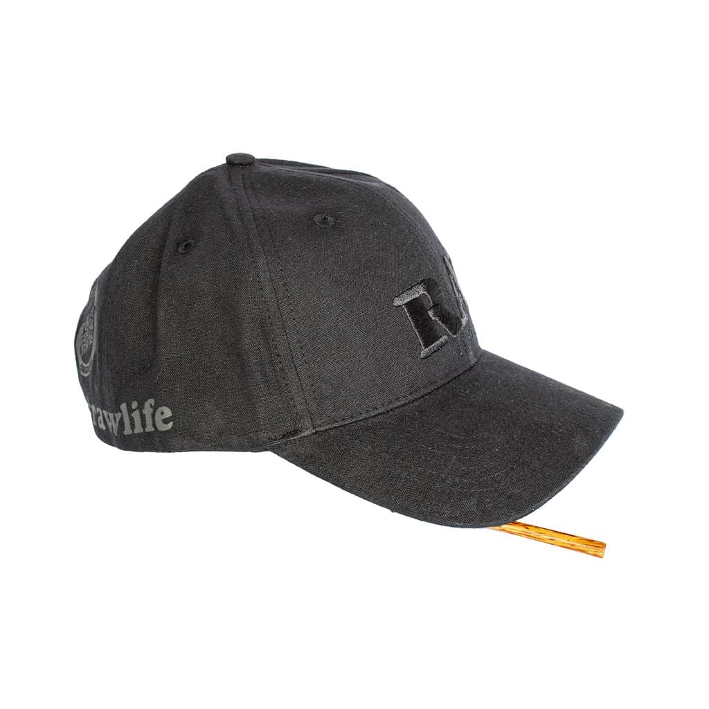 Raw - Musta Baseball Lippis Vaatteet