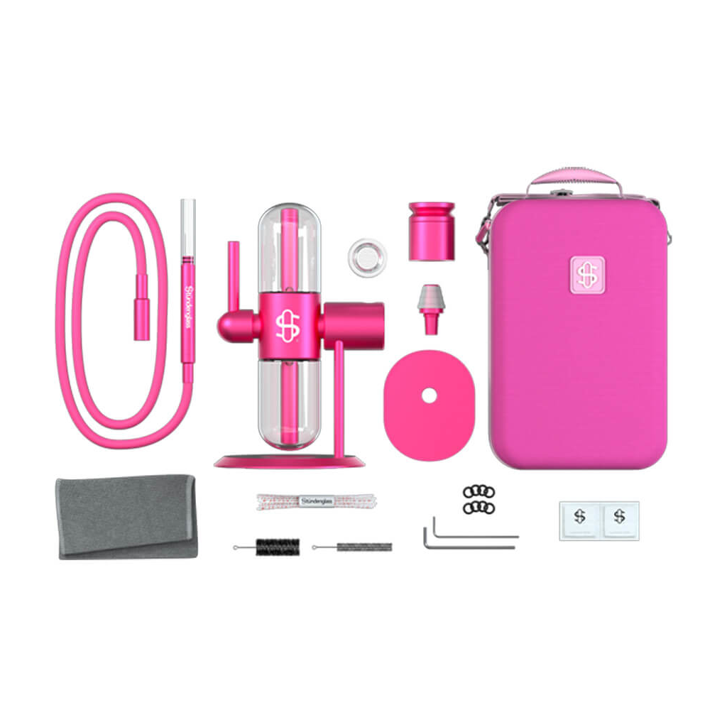Stündenglass - Kompact Gravity Infuser (Pinkki) Bongi