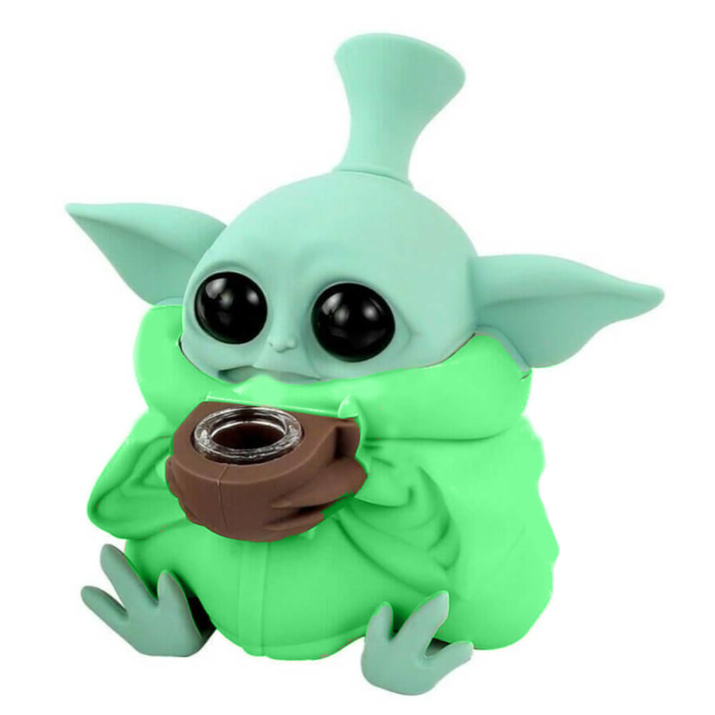 Vihreä Alien Silikonibongi 13Cm