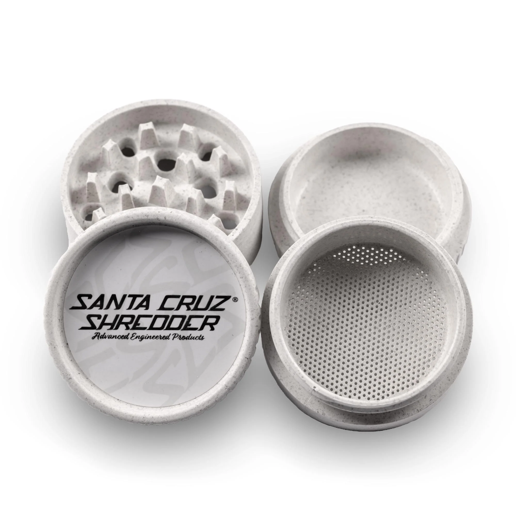 Santa Cruz Shredder - Hamppugrinderi 4-Osainen 55Mm Valkoinen Grinderit